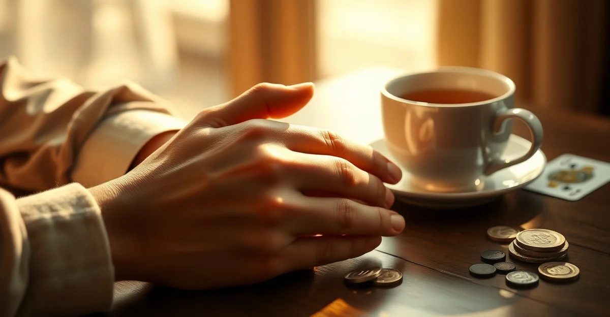 잔잔한 물 위에 떨어지는 빗방울