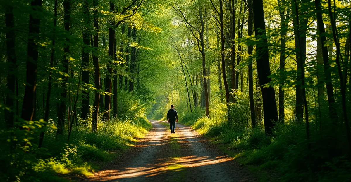 차분한 물 위로 햇빛이 비추는 모습