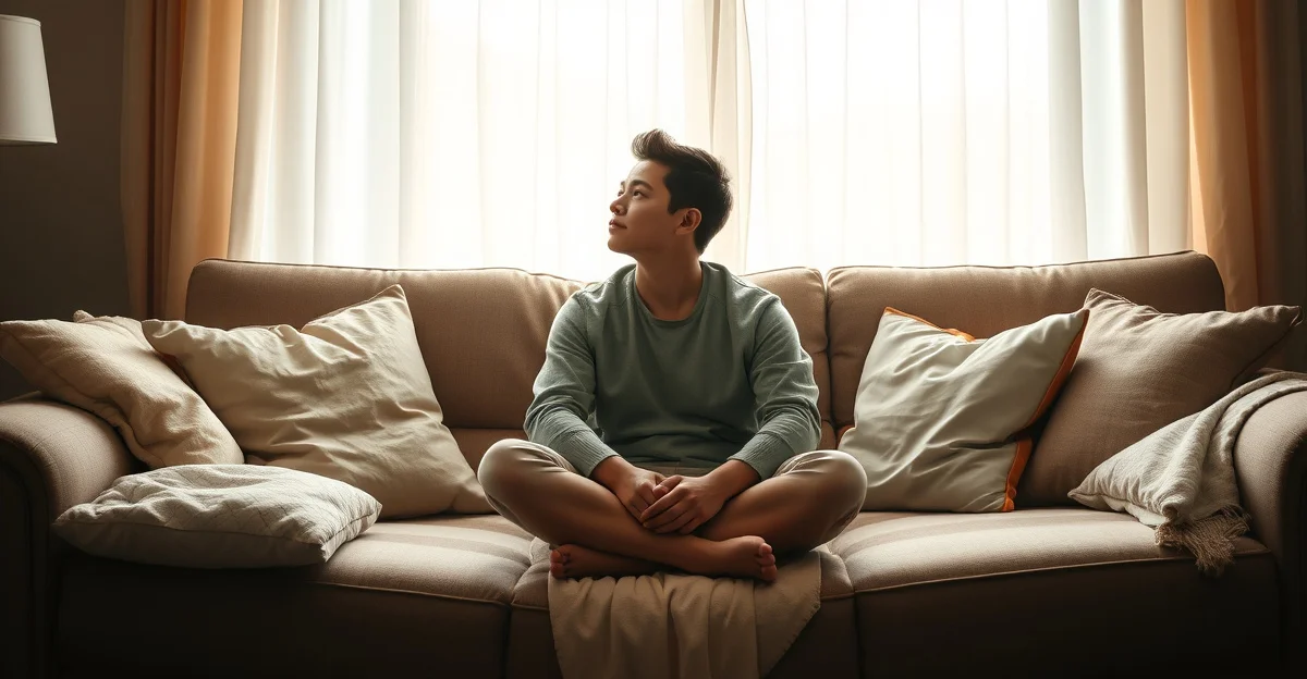 숲 속 조용한 산책로