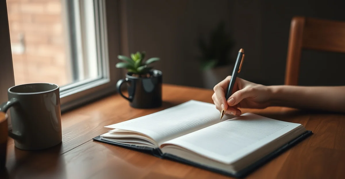 따뜻한 손으로 차를 마시는 순간