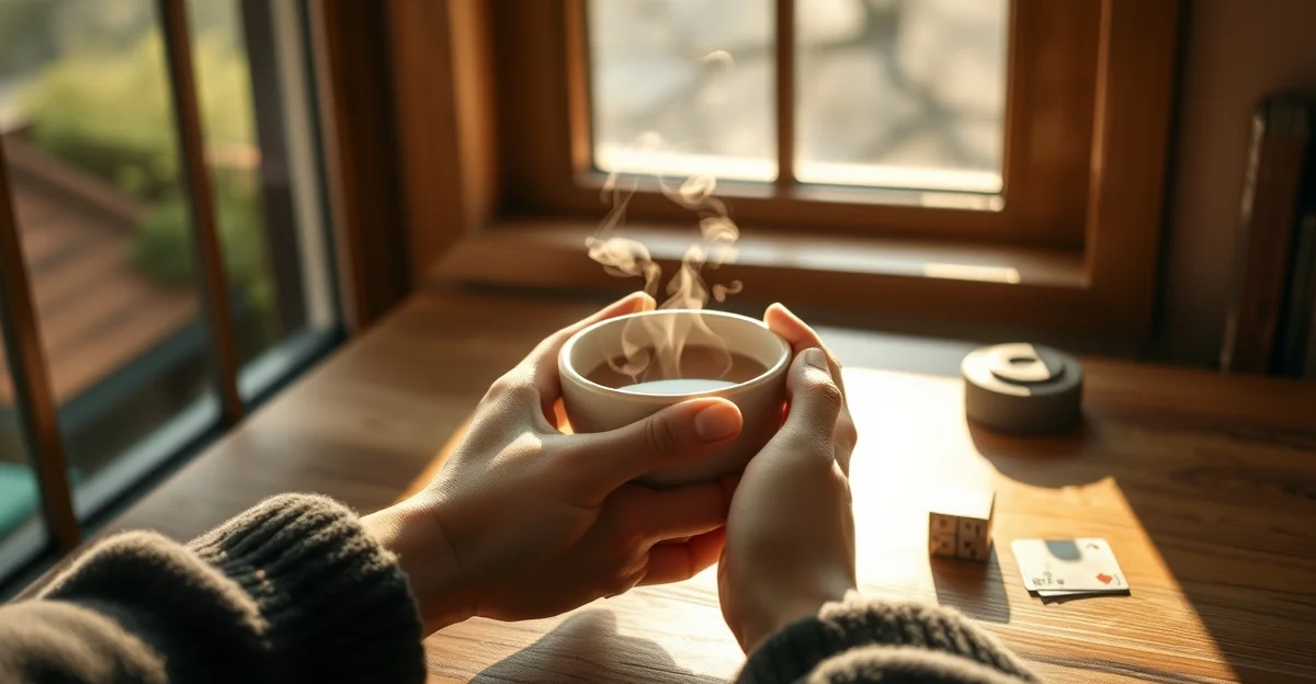 a quiet forest path in morning light