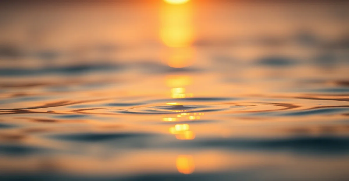 조용한 숲길의 아침빛