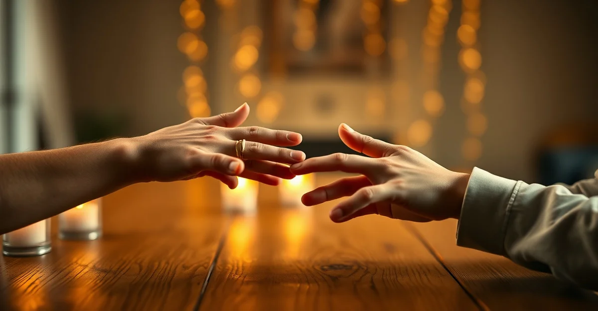 조용한 정원의 벤치에서 바라본 아침빛