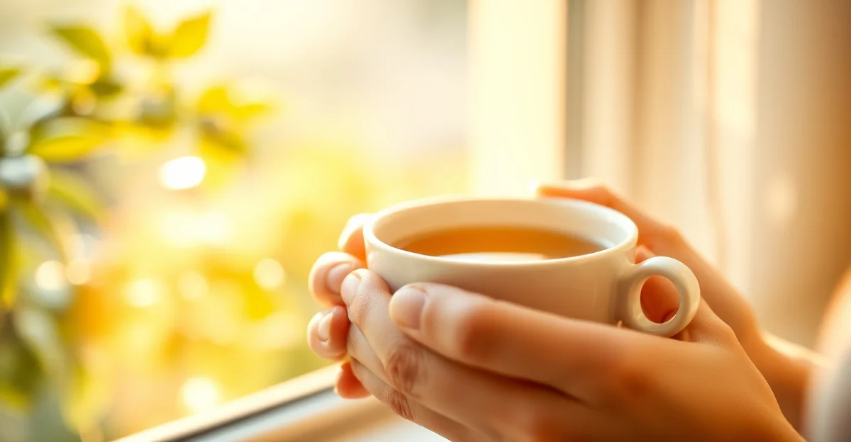 조용한 숲길을 거닐고 있는 모습