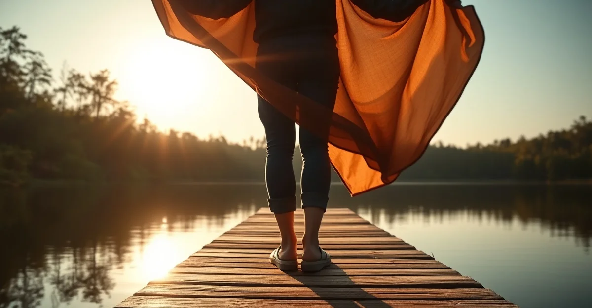 따뜻한 차 한 잔을 들고 있는 손