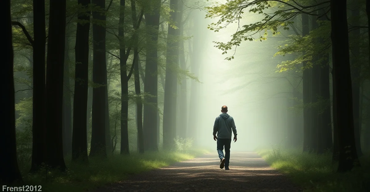 잔잔한 호수에 떨어지는 빗방울