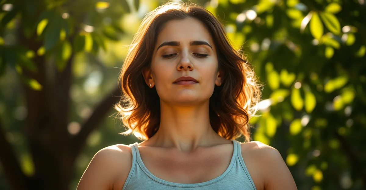 고요한 산 위의 하늘색 구름