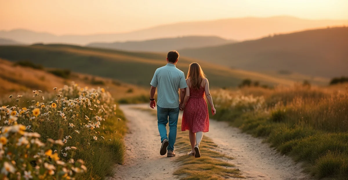 따뜻한 차를 마시는 손