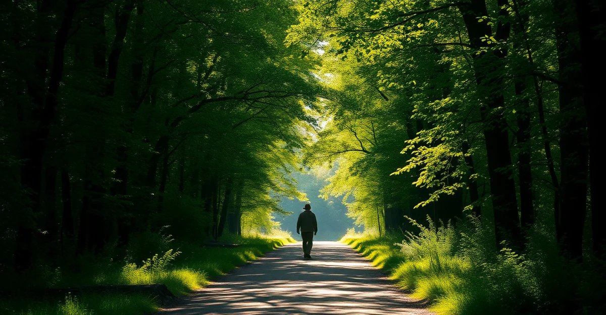 고요한 호수에 햇빛이 반사되는 모습