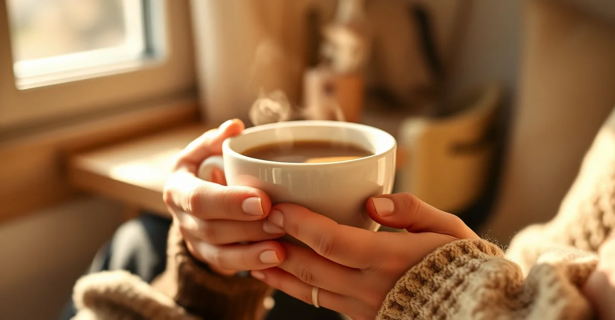 숲길을 따라 햇빛이 스며드는 장면