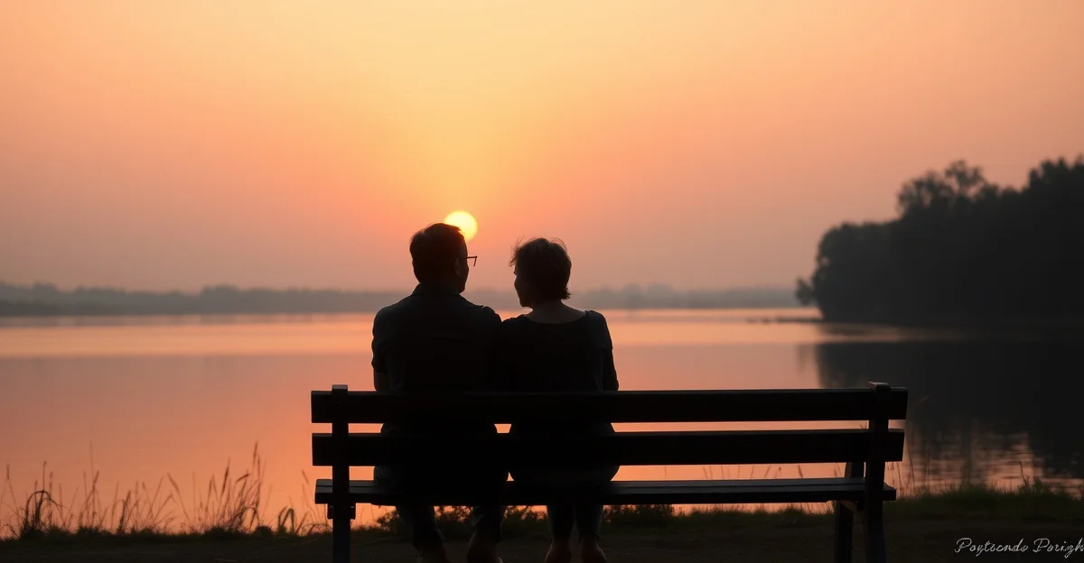 창밖으로 보이는 온화한 자연 풍경