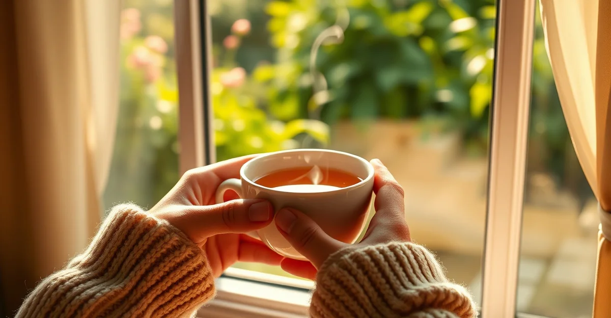 a quiet forest path in morning light