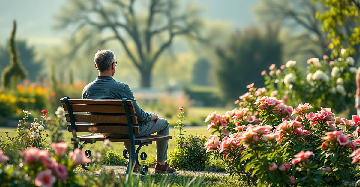 hands holding a warm mug in a quiet space