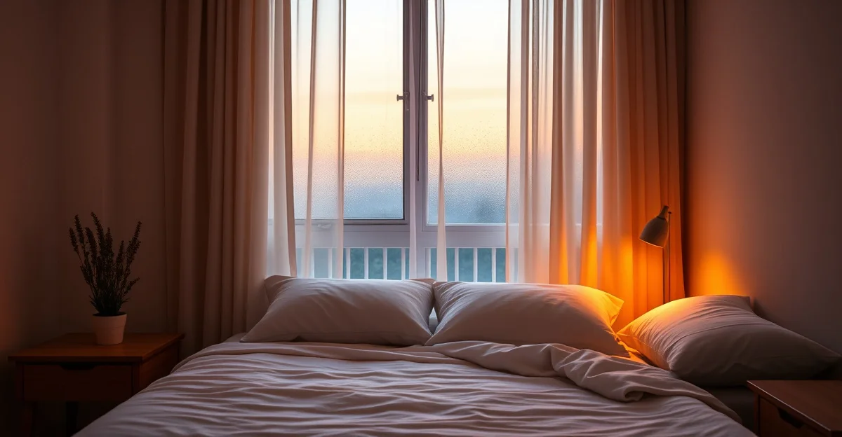 회복 중 깊은 수면을 위한 침실 환경 만들기